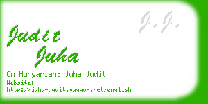 judit juha business card